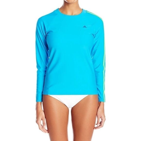Adidas women long sleeve swim tee - Picture 1 of 9